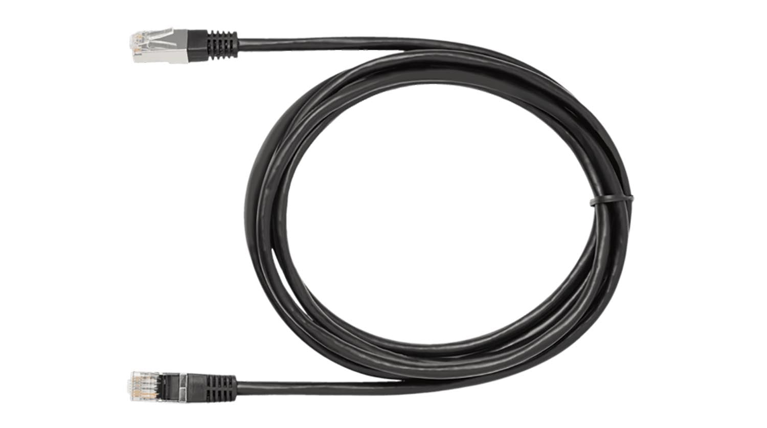 Shure EC 6001 Shielded Cat5e F/UTP Cable with Shielded RJ45 Connectors - Black - Hollywood DJ
