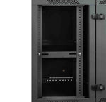 Gator Cases GRW2018509, 18U Sectional Wall Rack with Glass Door - 21″ Deep by Gator Cases