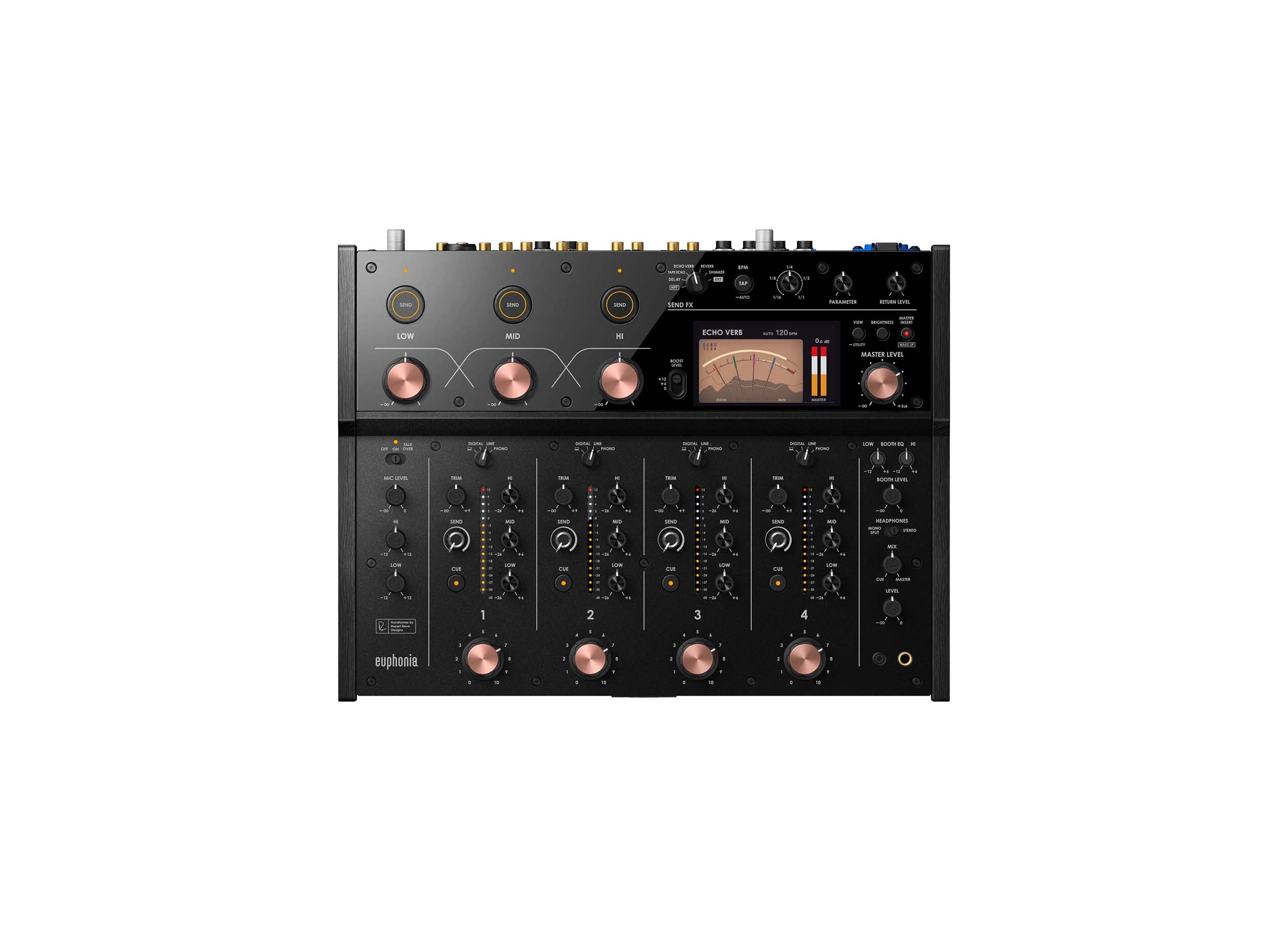 AlphaTheta 4-Channel Pro Rotary Mixer - Euphonia