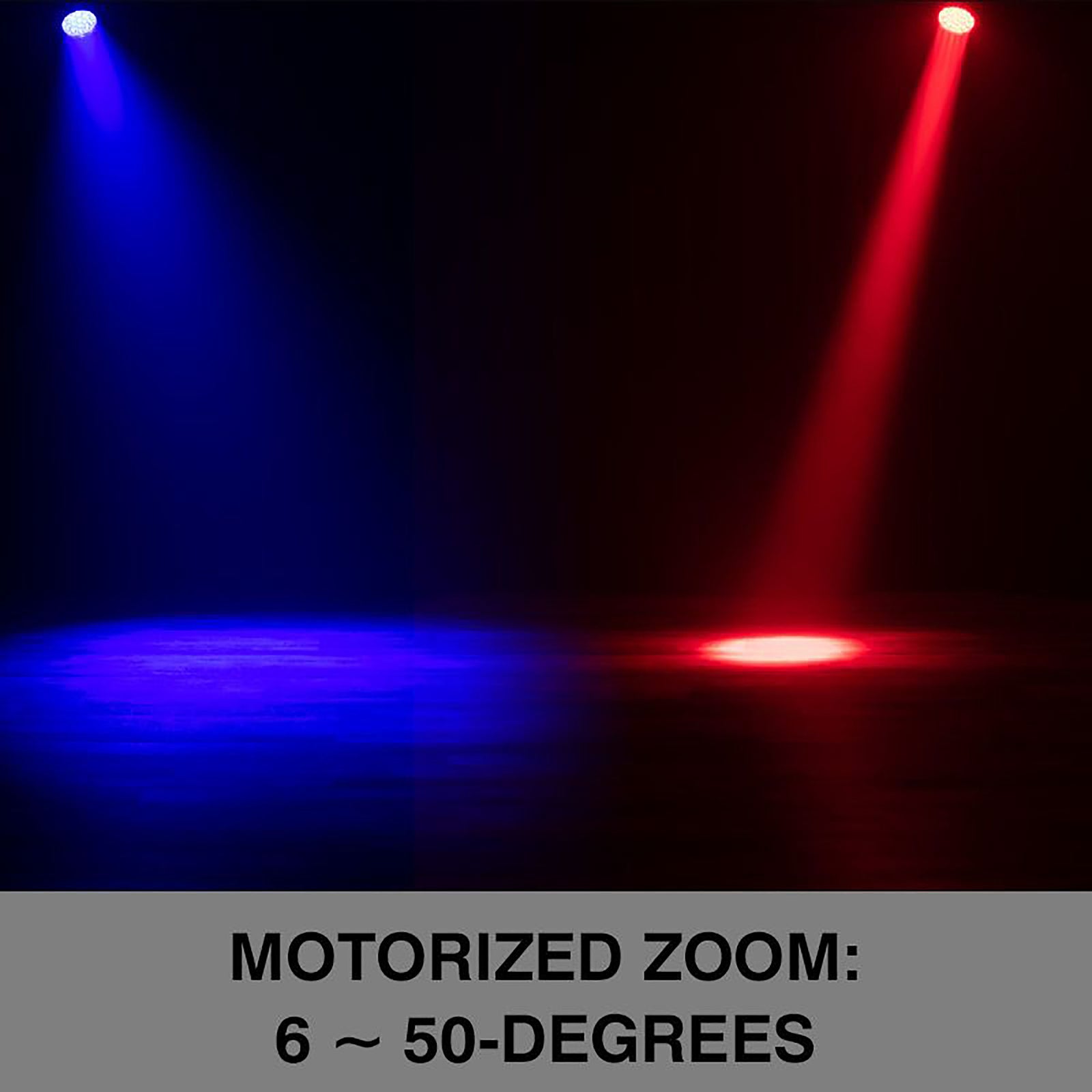 Eliminator Lighting Stryker Wash, RGBW LED Moving Head Fixture with Motorized Zoom - 228 Watt by Eliminator Lighting