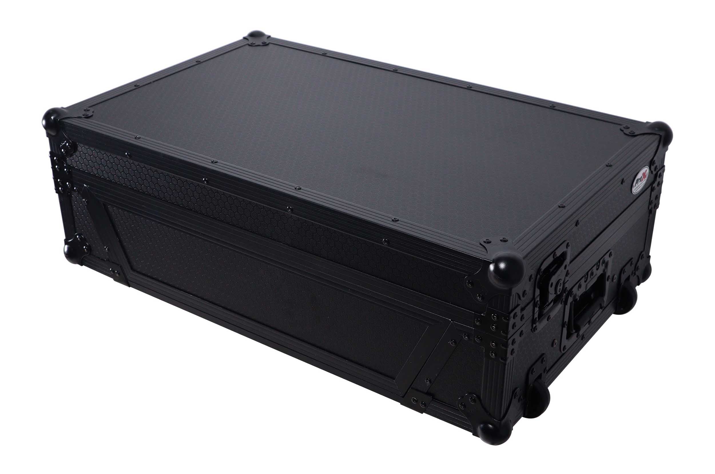 ProX XS-FLX102U WLTBL LED, Flight Style Road Case for Pioneer DDJ-GRV6 or DDJ-FLX10 DJ Controller with Laptop Shelf