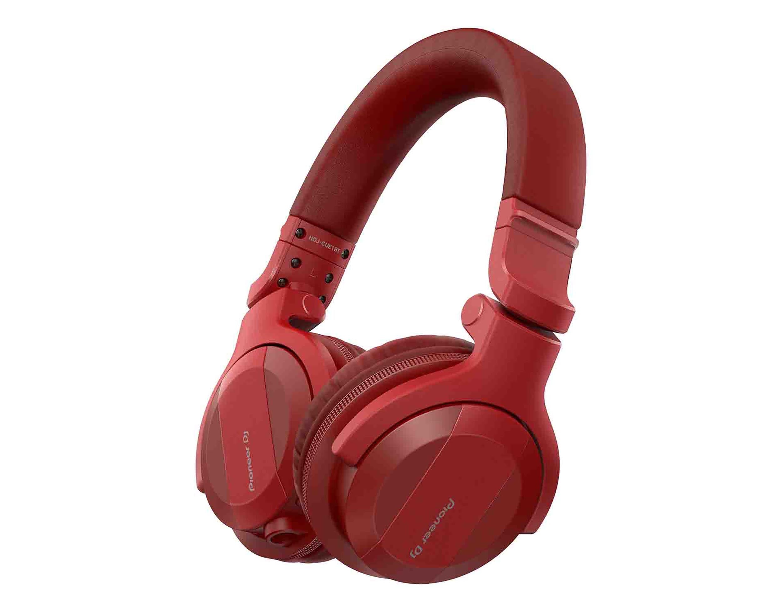 Pioneer DJ HDJ-CUE1BT-R On-Ear DJ Headphones with Bluetooth - Red by Pioneer DJ