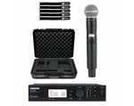 Shure ULXD2/SM58-G50-PK, Handheld Wireless Microphone Transmitter Package with ULXD4 Receiver and Case by Shure