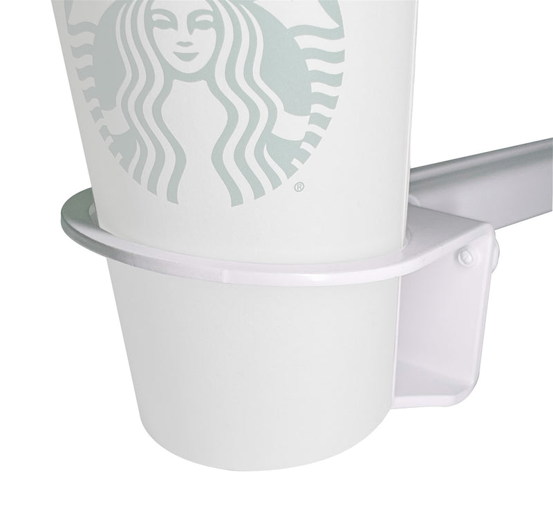 ProX XFH-B3CUPHOLDWH Drinking Cup Mounting Stand for B3 DJ Table Workstation by Humpter - White by ProX Cases