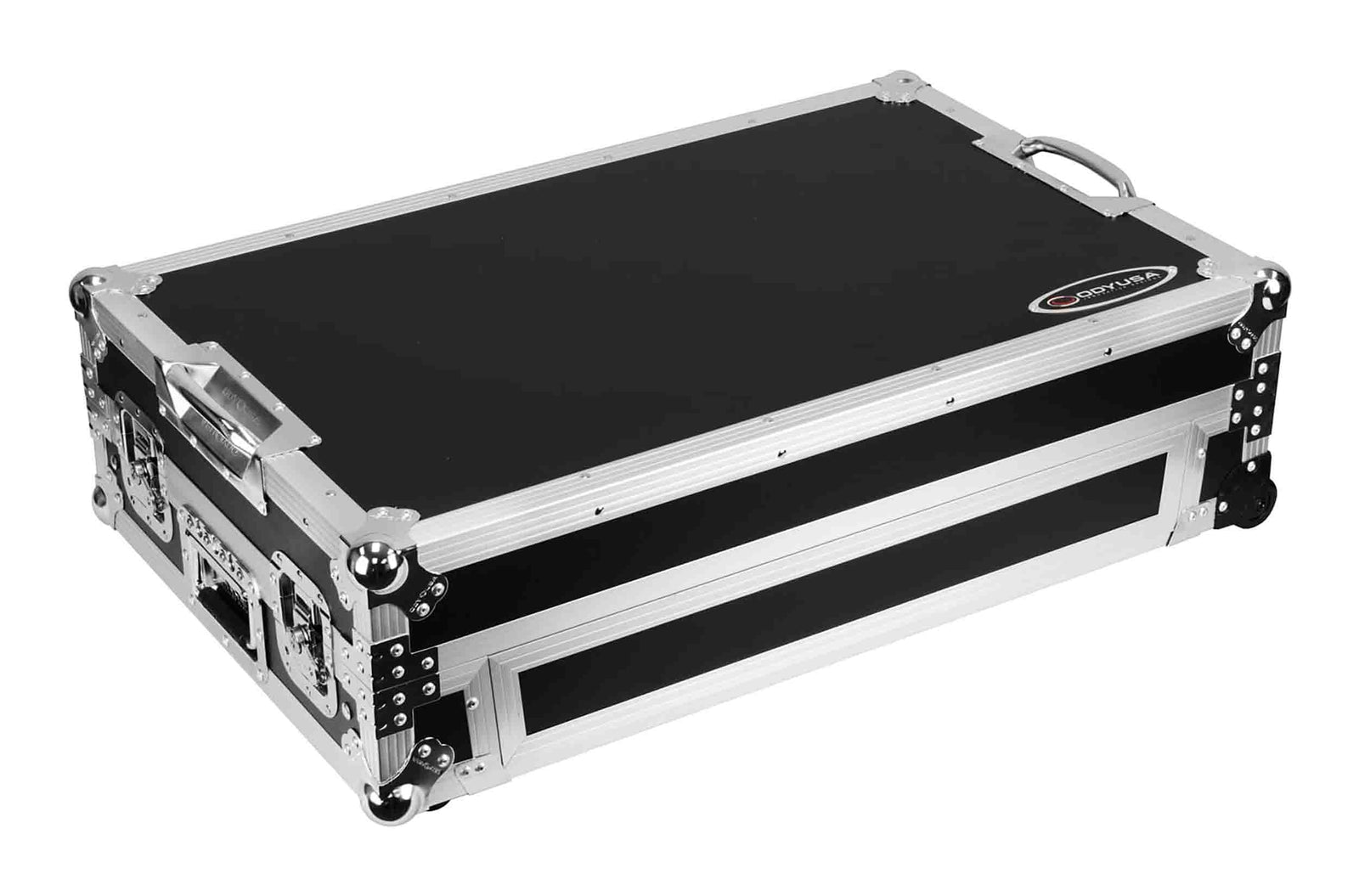 Odyssey FZGSDDJREV5CW, 1U Flight Case for DDJ-REV5 with Glide Style Laptop Platform and Corner Wheels by Odyssey