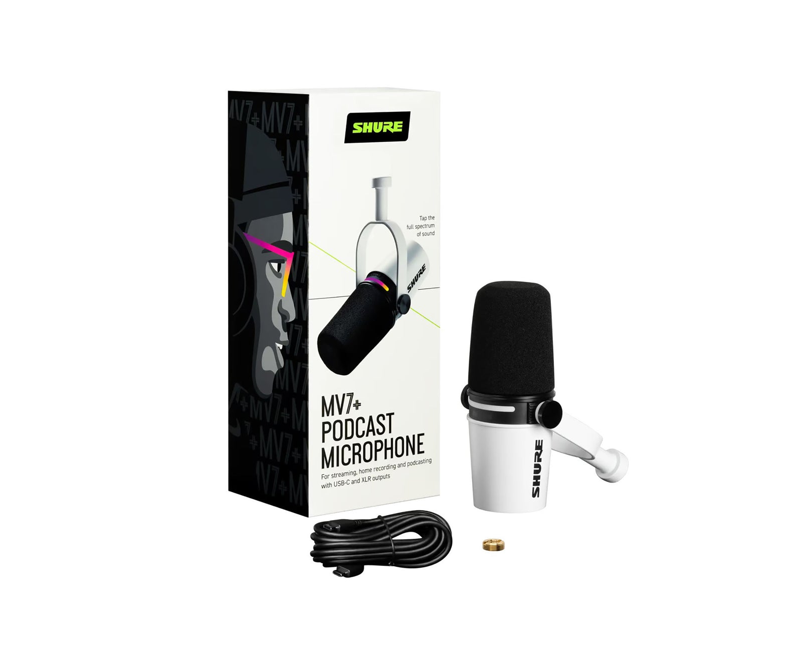 Shure MV7+ Podcast Microphone for Podcasting, Recording, Live Streaming and Gaming by Shure