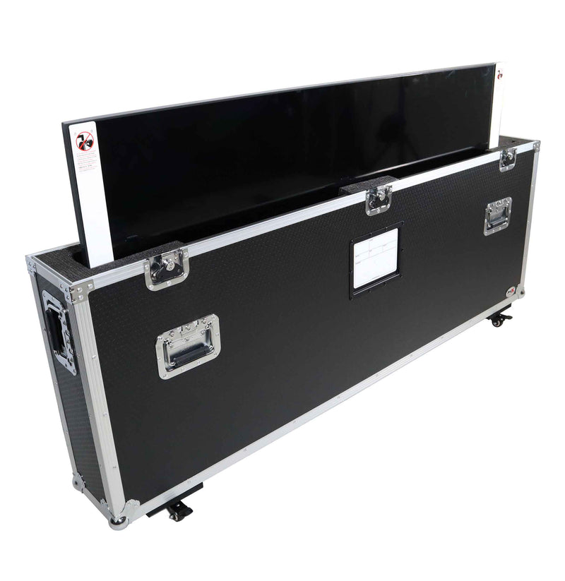 ProX XS-TV4350W, ATA Flight Style Road Case for 43" to 50" LED TV with Wheels and Foam Blocks by ProX Cases