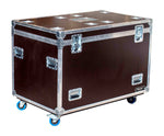Odyssey OPT483036WBRN, Professional Brown Hex Board Utility Tour Trunk Case with Caster Wheels by Odyssey