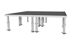 ProX XSU-8X8PKG, Stage One 8 x 8 Ft. Portable Stage Package - Includes 4x Units with Telescoping 16-22" Adjustable legs by ProX Cases