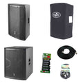 DAS Audio 715ACVRALTEA15718A, 15-Inch Powered Speaker DJ Package with Subwoofer by DAS Audio