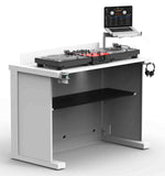 B-Stock Scratch & Dent: ProX XF-HUMPTERB3 WH, Humpter B3 Quick Folding DJ Controller Turntable CD-J Facade Table Workstation - White by ProX Cases