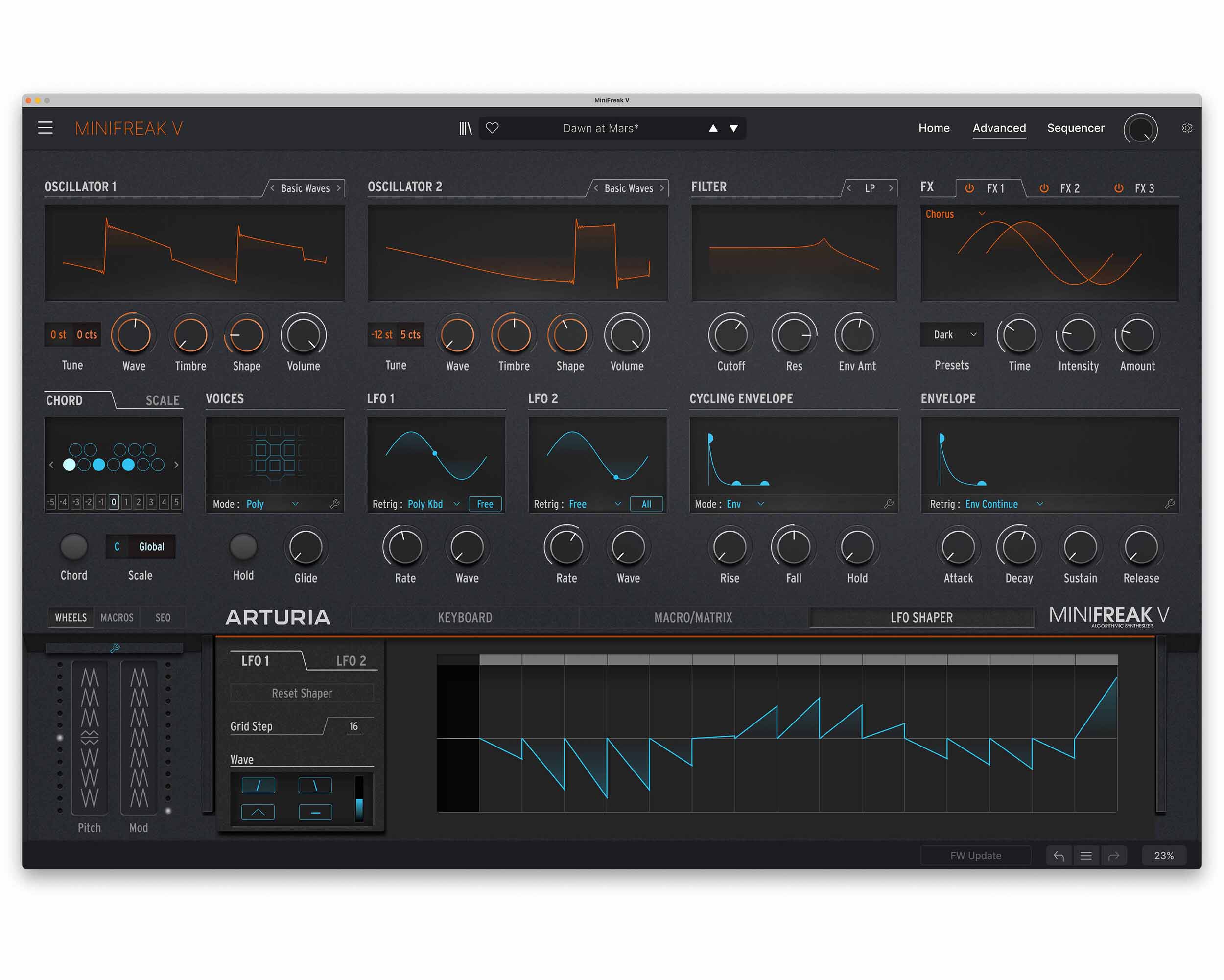 Arturia MiniFreak 37-key Polyphonic Hybrid Synthesizer