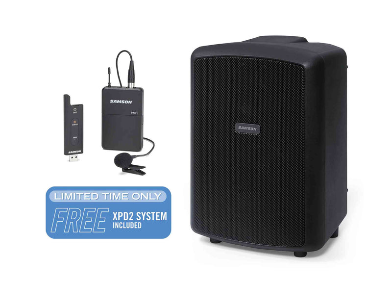Samson XPXPLR, Rechargeable and Portable PA System - Black by Samson