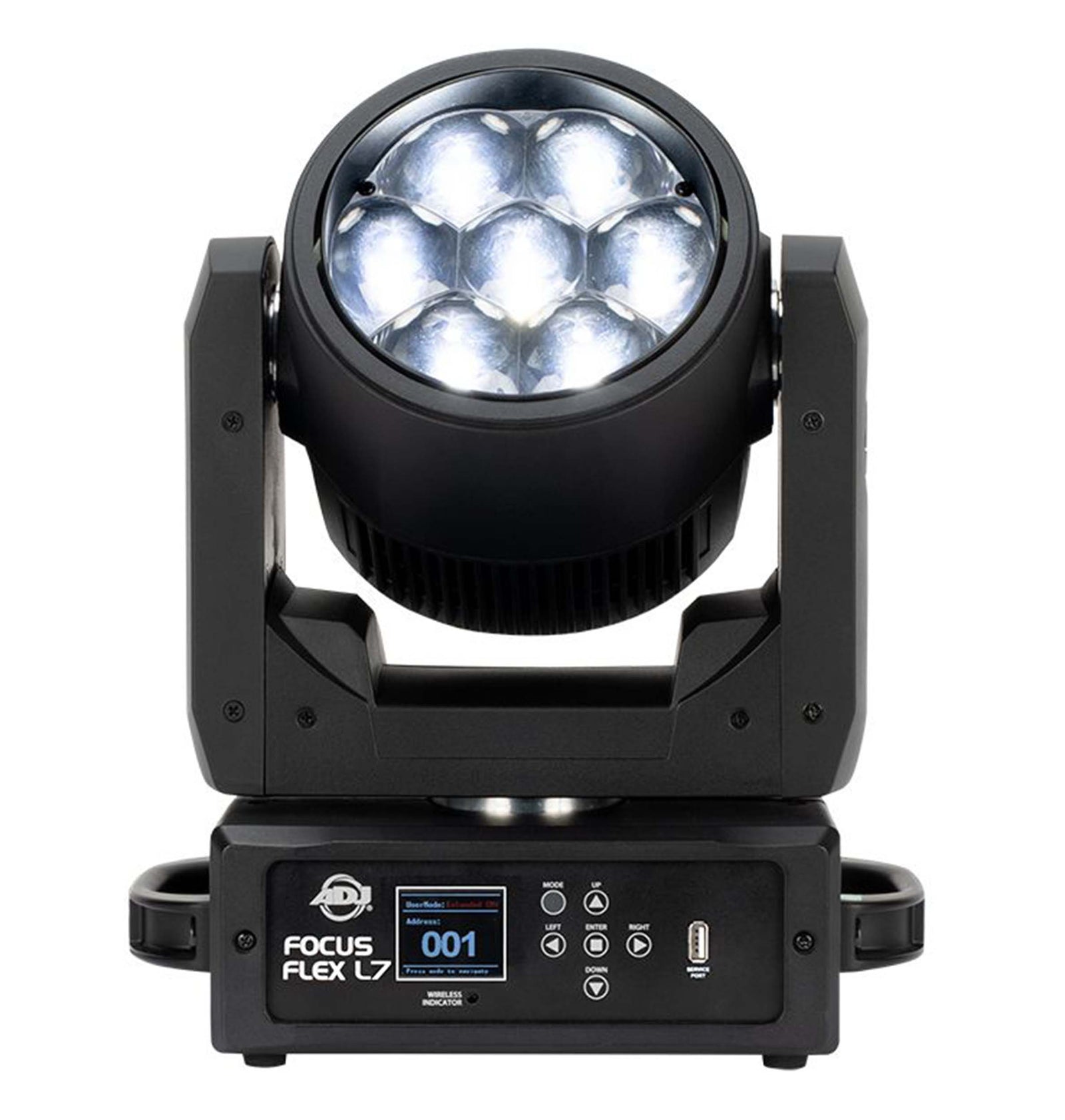 ADJ Focus Flex L7, RGBW LED Moving Head with Pixel Effects by ADJ