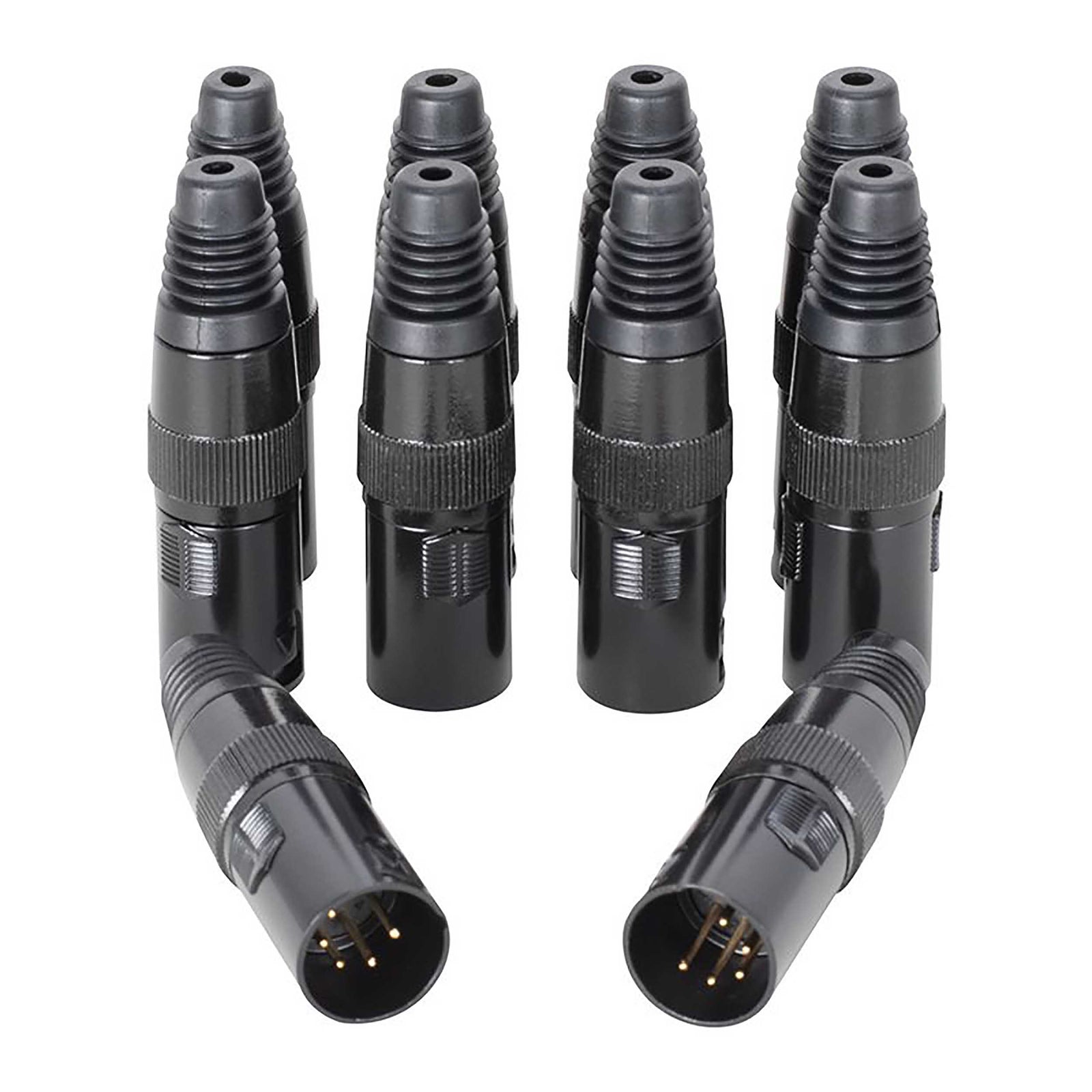 ADJ DMX5T10PACK, 5-Pin XLR DMX Terminator - 10 Pack by ADJ