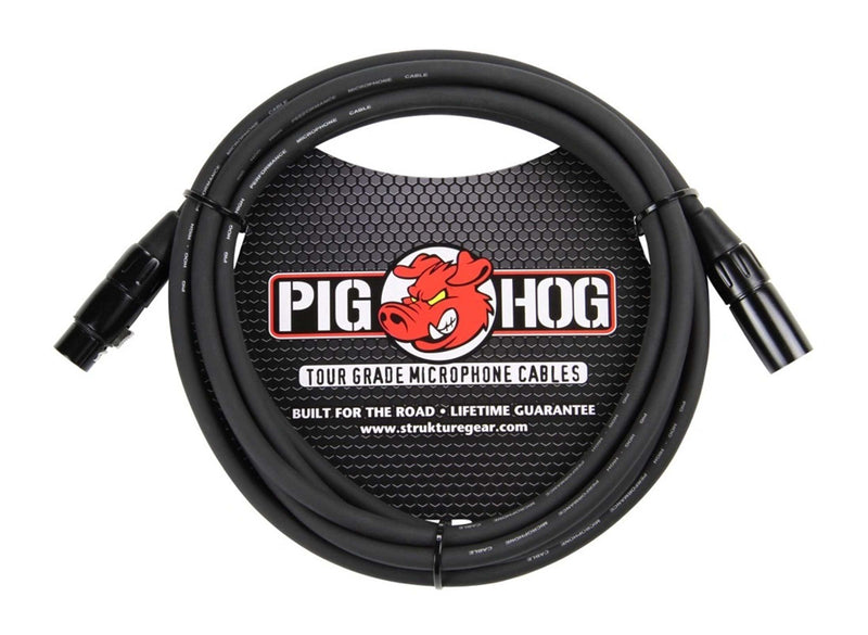 Pig Hog PHM10 8mm XLR Microphone Cable - 10ft by PigHog