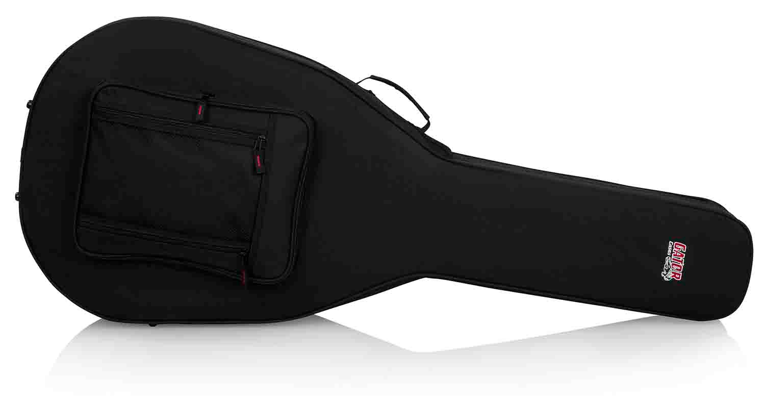 Gator Cases GL-JUMBO Rigid EPS Polyfoam Lightweight Guitar Case for Jumbo Acoustic Guitars by Gator Cases