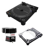 Pioneer DJ PLX-CRSS12 Hybrid Turntable Package with Decksaver Cover and VNL Cartridge by Pioneer DJ