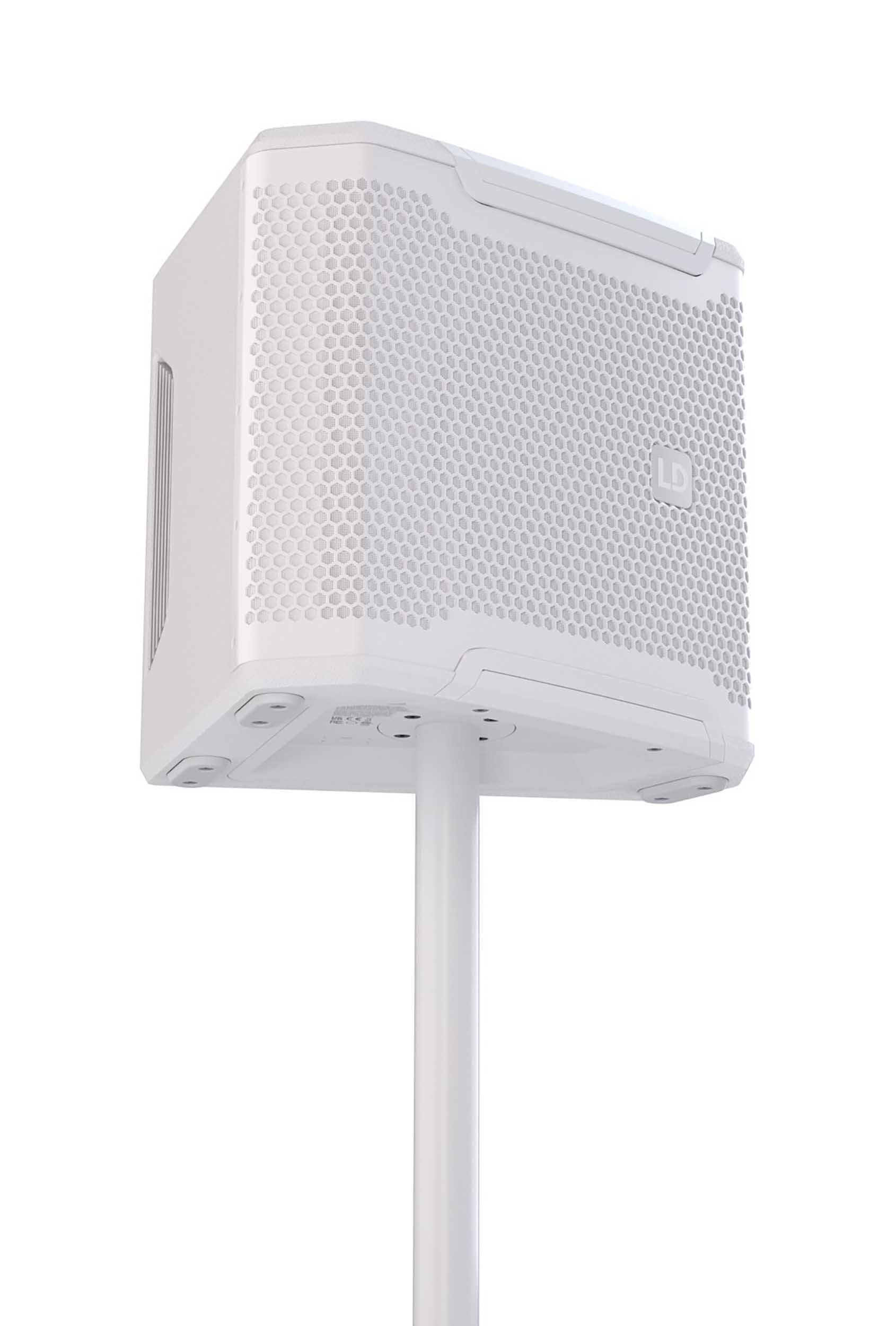 LD System LDS-MON8AG3W, 8" Powered Coaxial Stage Monitor - White by LD Systems