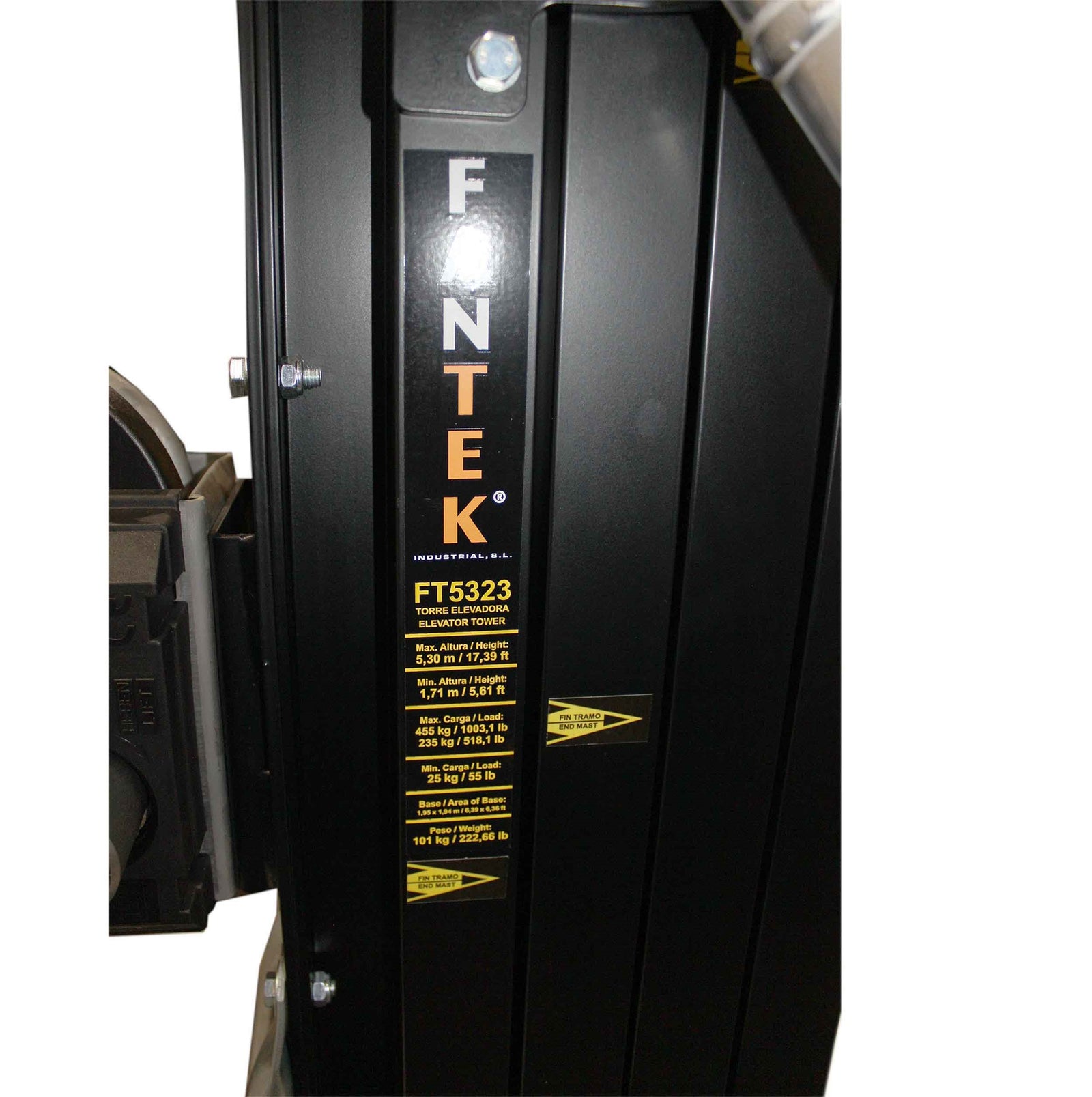ProX XTF-FT5323, FANTEK Compact Front-Loading Lifting Tower - 518 lb Load Capacity by ProX Cases