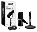 Shure MV7+-K-BNDL Podcast Microphone Bundle - Black by Shure