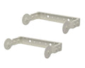 RCF H-BR 006 W, Pair of Brackets for Horizontal Wall Mounting of 8-Inch Compact M 08 Speaker Cabinets - White by RCF