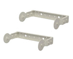 RCF H-BR 006 W, Pair of Brackets for Horizontal Wall Mounting of 8-Inch Compact M 08 Speaker Cabinets - White by RCF