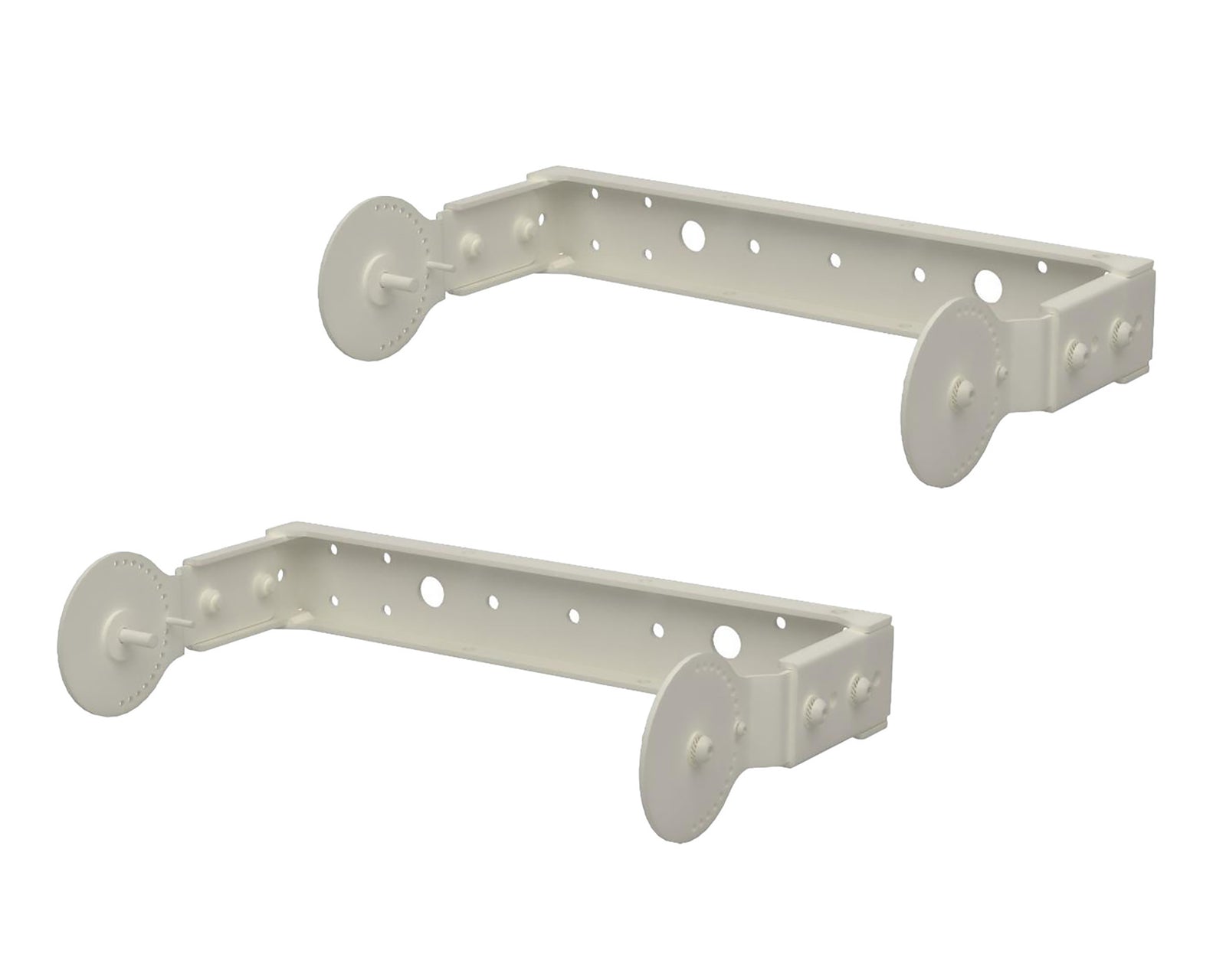 RCF H-BR 006 W, Pair of Brackets for Horizontal Wall Mounting of 8-Inch Compact M 08 Speaker Cabinets - White by RCF