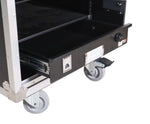 ProX XS-12USLAM24, 12U Vertical Rack Mount Case with 2 Sliding Doors and Caster Wheels by ProX Cases