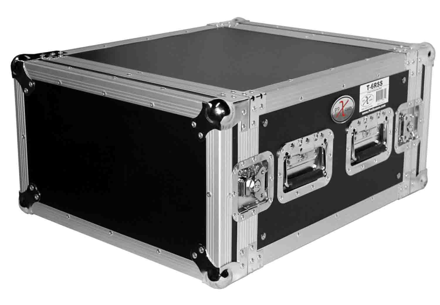 ProX T-6RSS 6U Space Amp Rack Mount ATA Flight Case - 19 Inch Depth