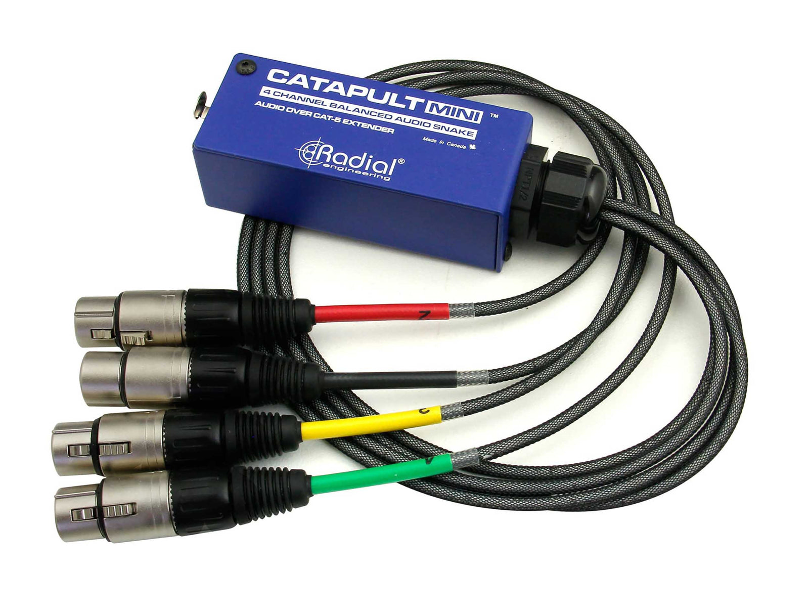 Radial Engineering Catapult Mini 4-Channel Cat 5 Audio Snake by Radial Engineering