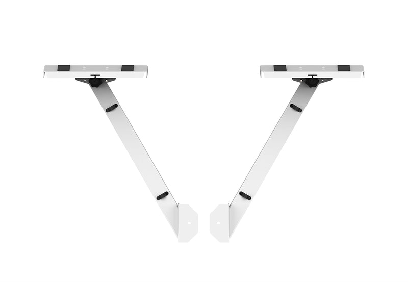 ProX XFH-B3SIDESHELFWH White Pair of Audio Monitor DJ Lighting Side Mounting Stand for B3 DJ Table Workstation by Humpter by ProX Cases