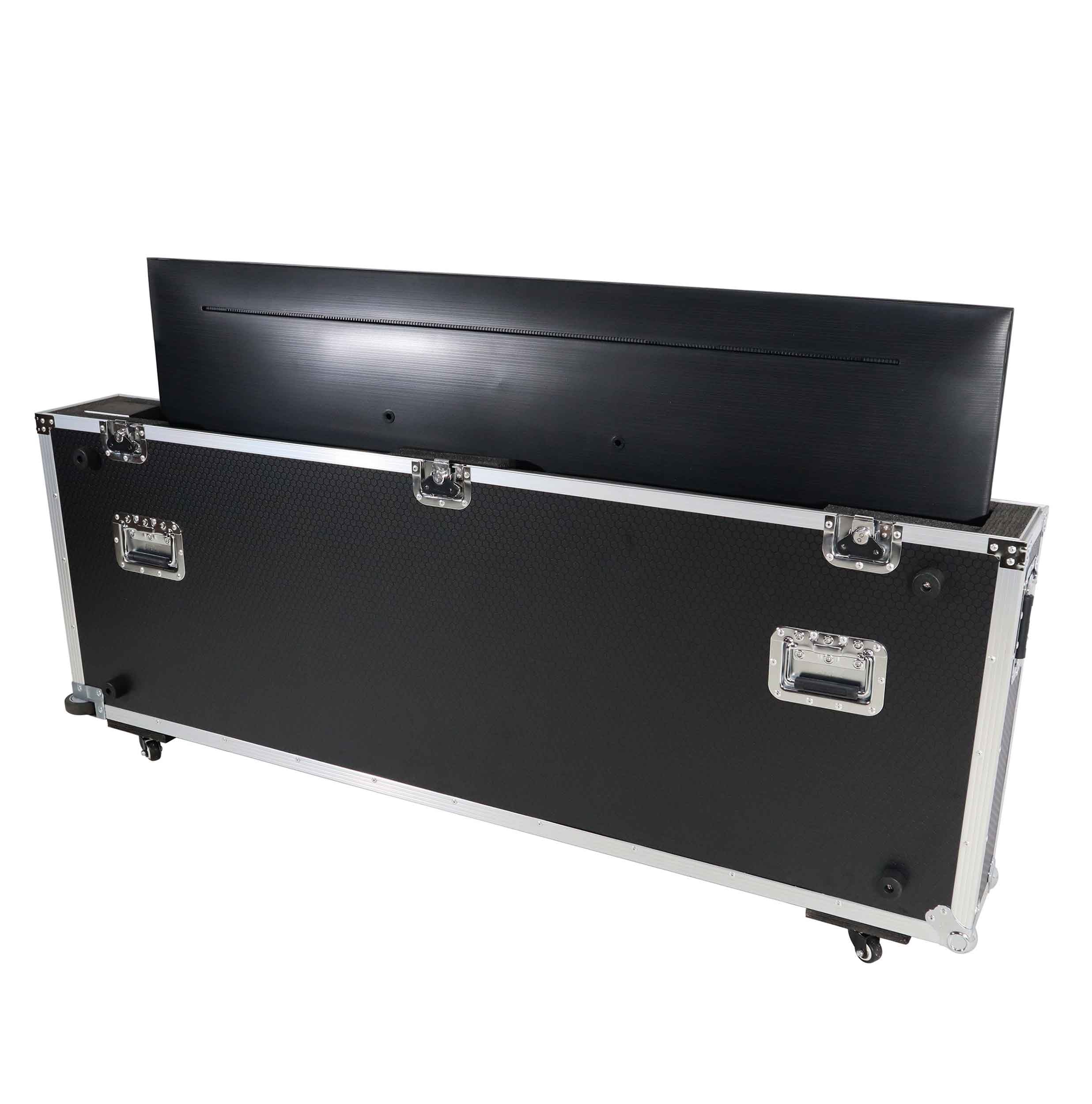 ProX XS-TV4350W, ATA Flight Style Road Case for 43" to 50" LED TV with Wheels and Foam Blocks by ProX Cases