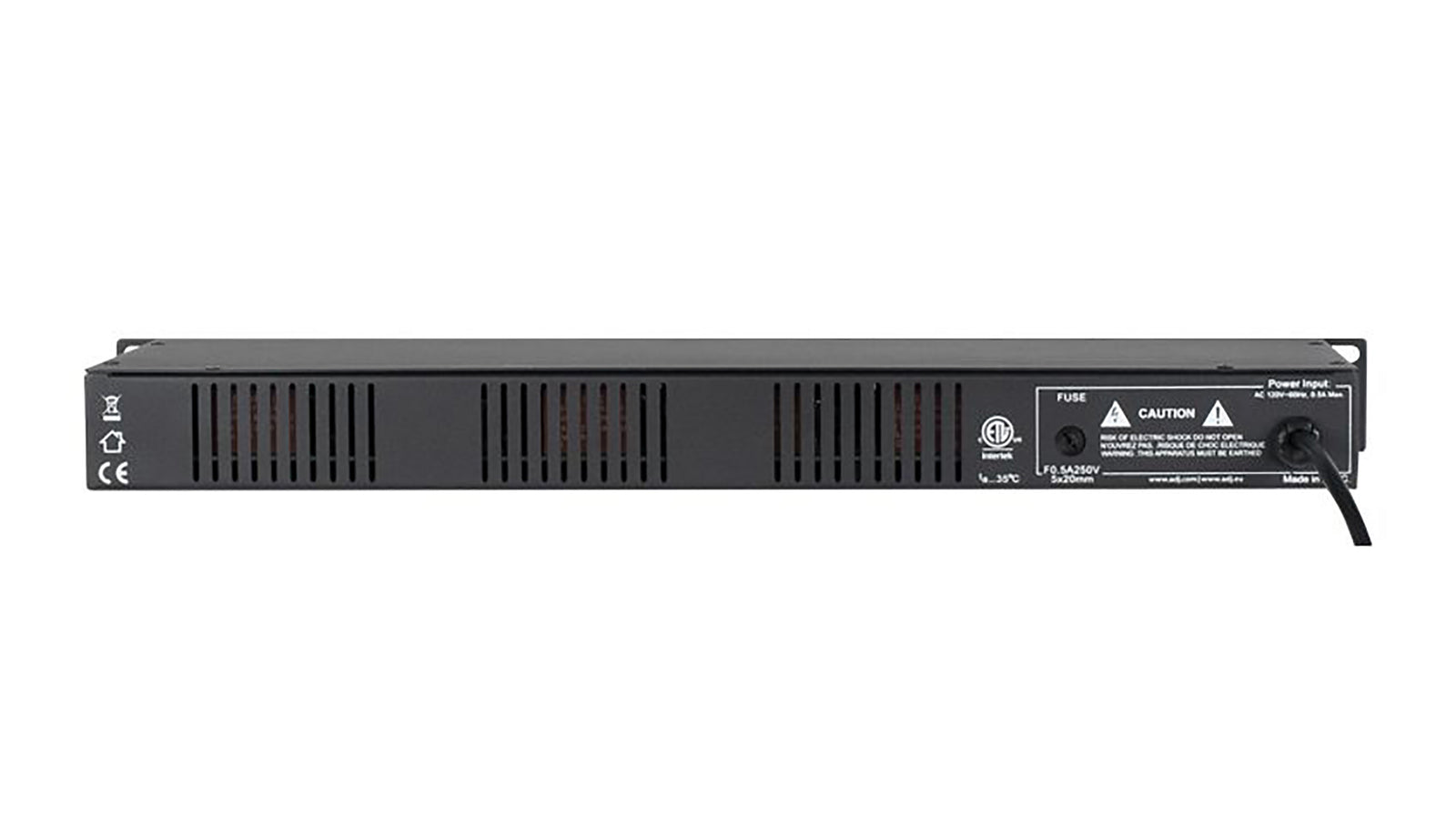 ADJ D4 Branch RM, 4-Way Distributor/Booster With 3-Pin And 5-Pin XLR Input and Output Jacks by ADJ