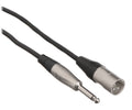 Hosa HPX-0, Unbalanced ¼-Inch TS Male to 3-Pin XLR Male Audio Cable by Hosa