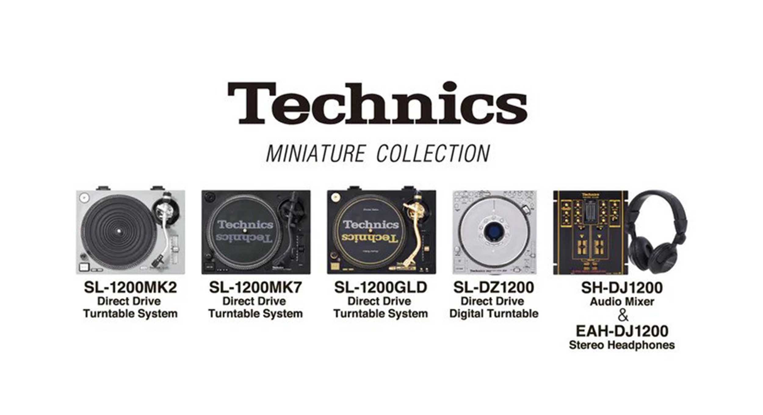 Technics Miniature Collection Mystery Box (Single Item) - Model Received Is Random by Technics