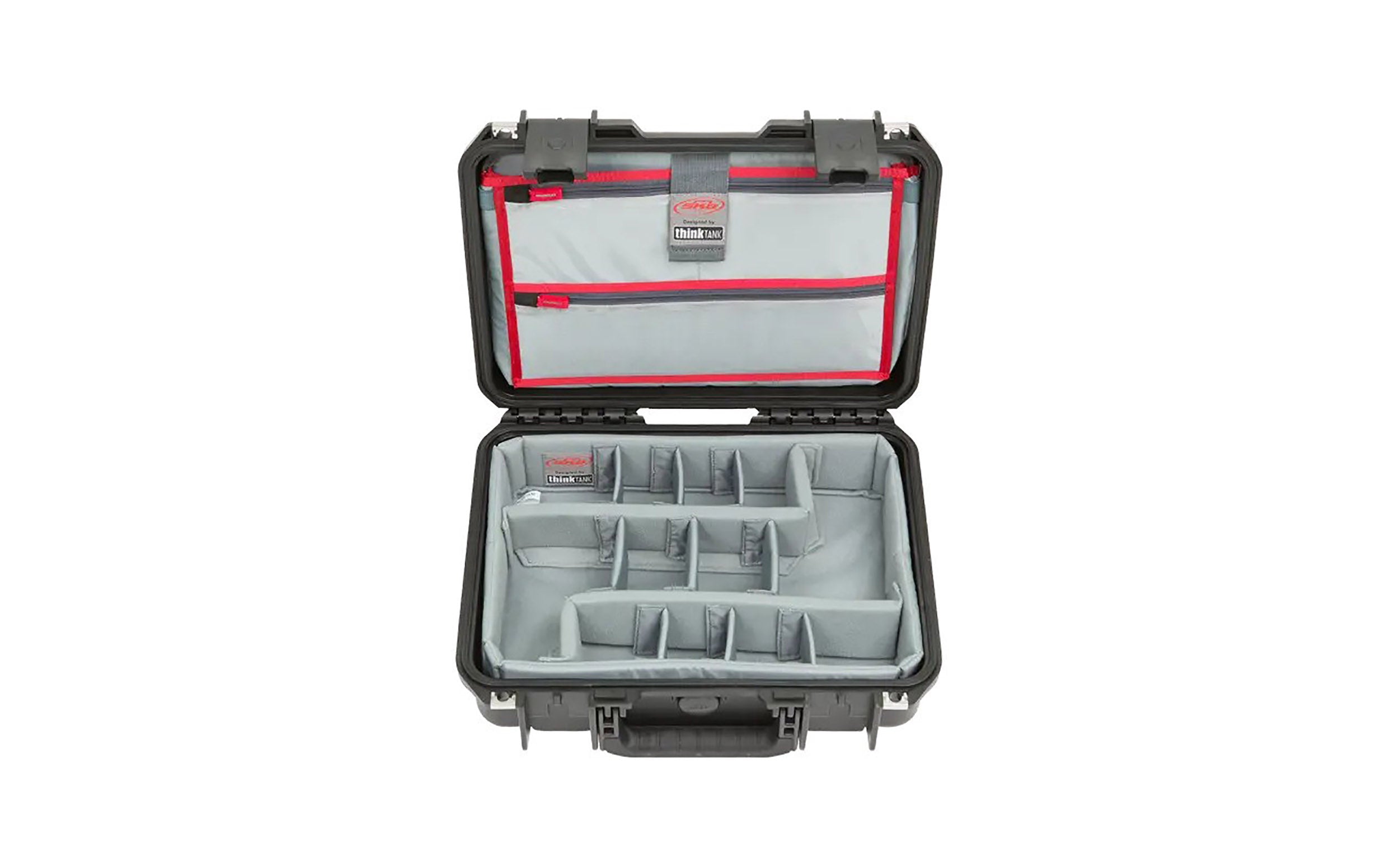SKB Cases 3i-1510-4DL, iSeries Case with Think Tank Photo Dividers and Lid Organizer - Black by SKB Cases