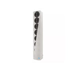 Renkus Heinz IC8-RD-WT-WR, Digitally Steerable White Column Speaker with Dante - Weather-Resistant by Renkus-Heinz
