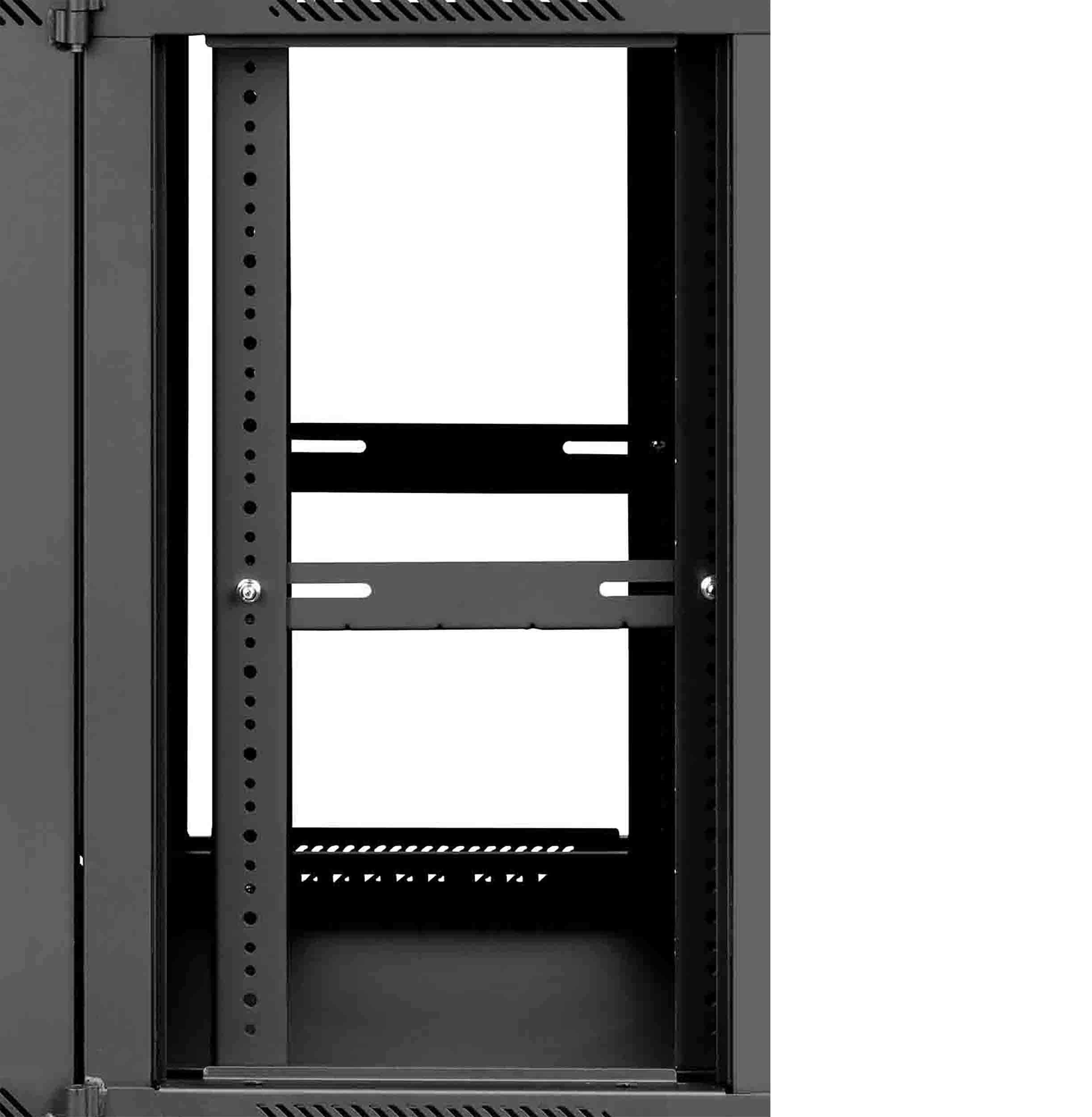 Gator Cases GRW2012509, 12U Sectional Wall Rack with Glass Door - 21″ Deep by Gator Cases