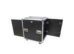 ProX XS-12USLAM24, 12U Vertical Rack Mount Case with 2 Sliding Doors and Caster Wheels by ProX Cases