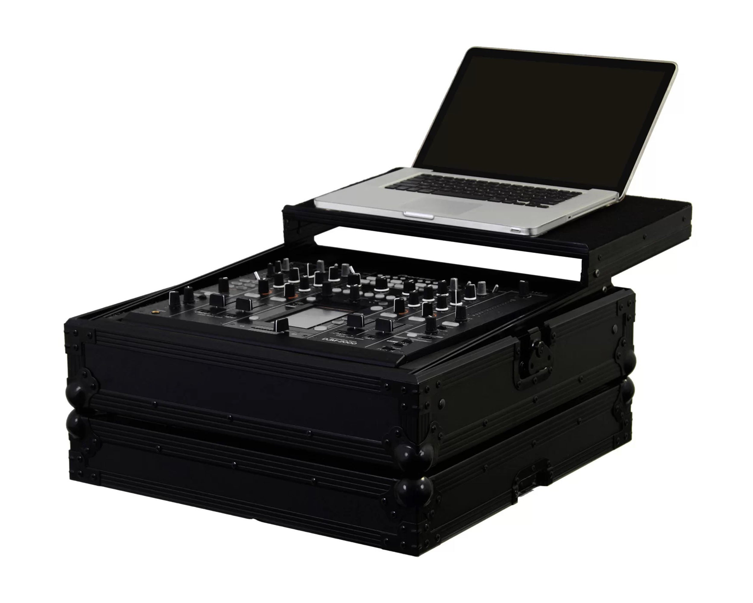 B-Stock: Odyssey FZGSDJM2000BL Mixer Flight Case with Glide Platform for Pioneer DJM-2000 and DJM-2000NXS - Black