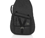 Gator Cases GT-JUMBO-BLK Transit Series Jumbo Acoustic Guitar Gig Bag with Charcoal Exterior - Black by Gator Cases
