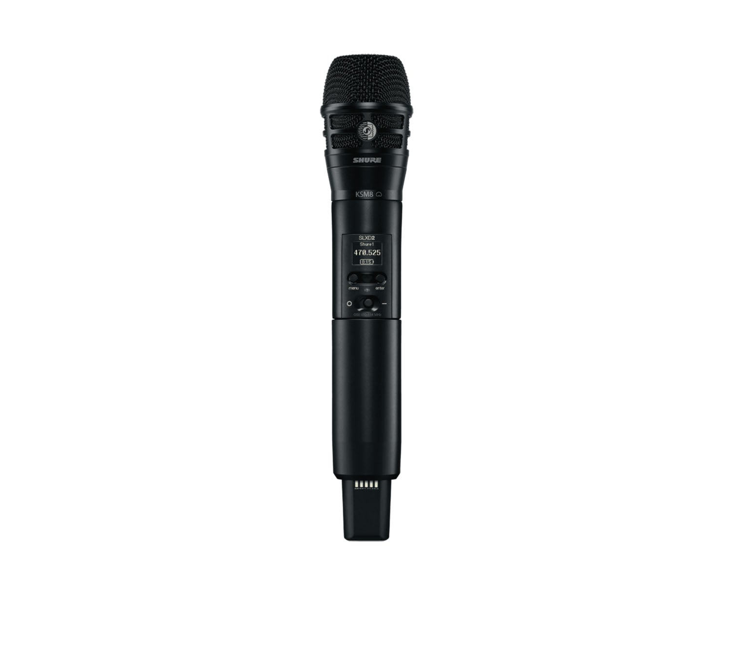 Shure SLXD2/K8B, Handheld Transmitter With KSM8 Dualdyne Interchangeable Microphone Capsule by Shure