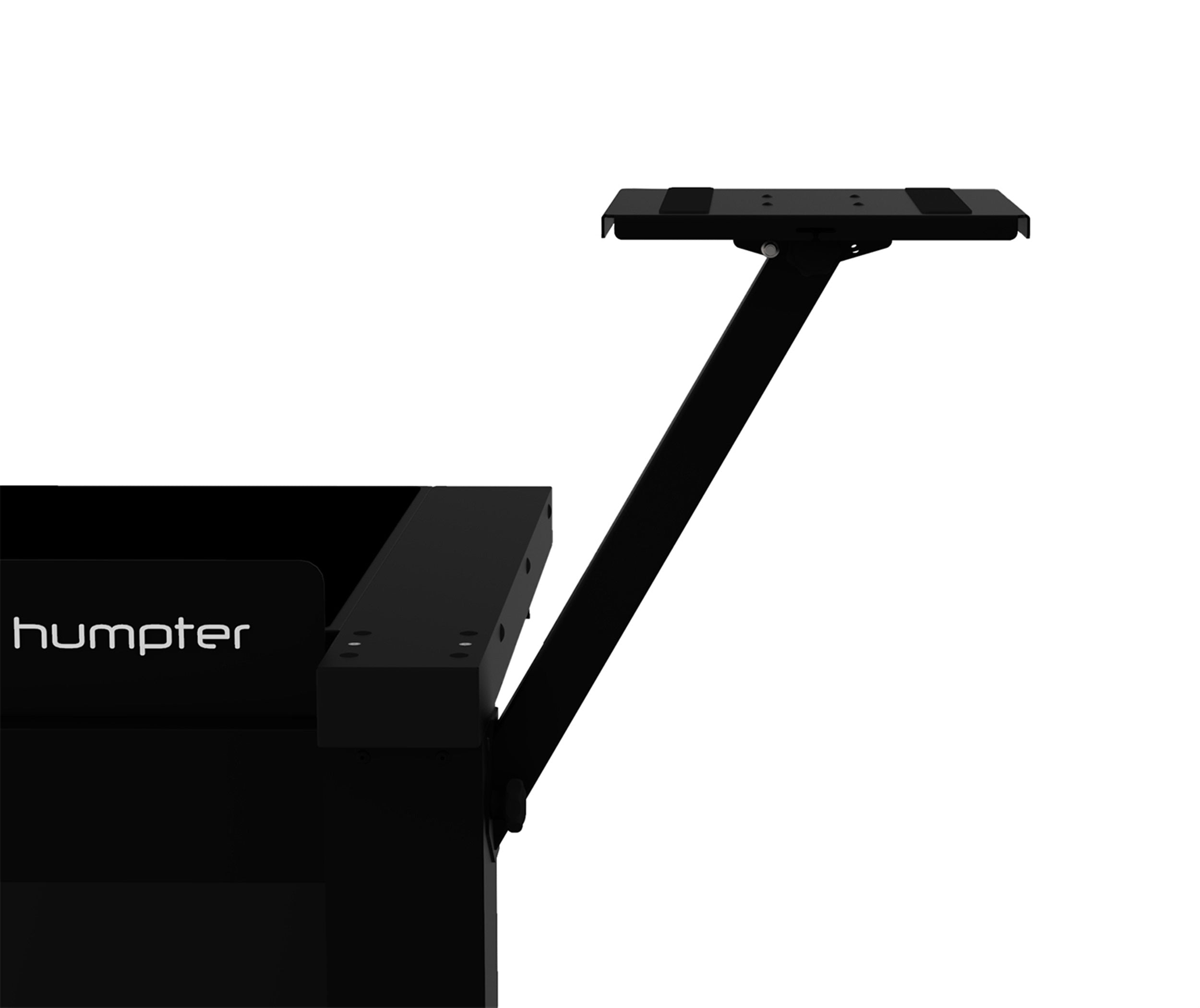 ProX XFH-B3SIDESHELFBL Audio Monitor DJ Lighting Side Mounting Shelf for B3 DJ Table Workstation by Humpter by ProX Cases