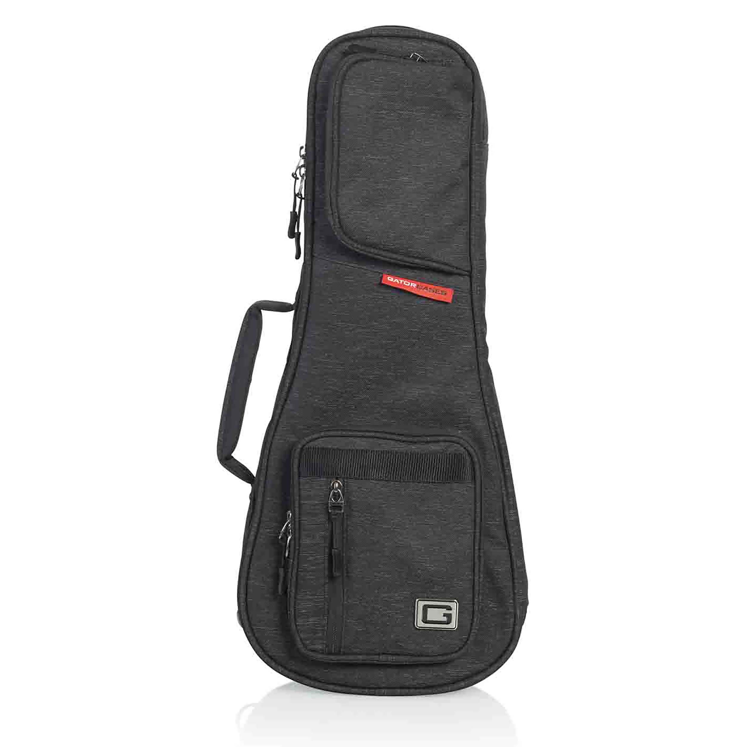 Gator Cases GT-UKE-SOP-BLK Transit Guitar Gig Bag for Soprano Ukulele - Black by Gator Cases