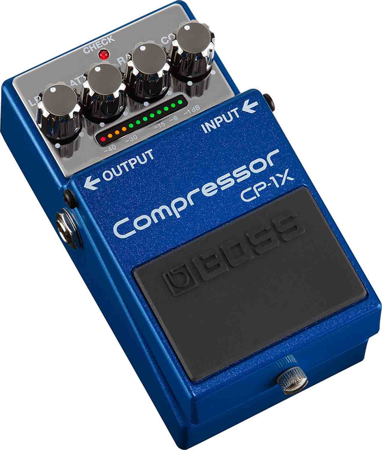 Boss CP-1X Compressor Effects Pedal with Gain Reduction Indicator by Boss