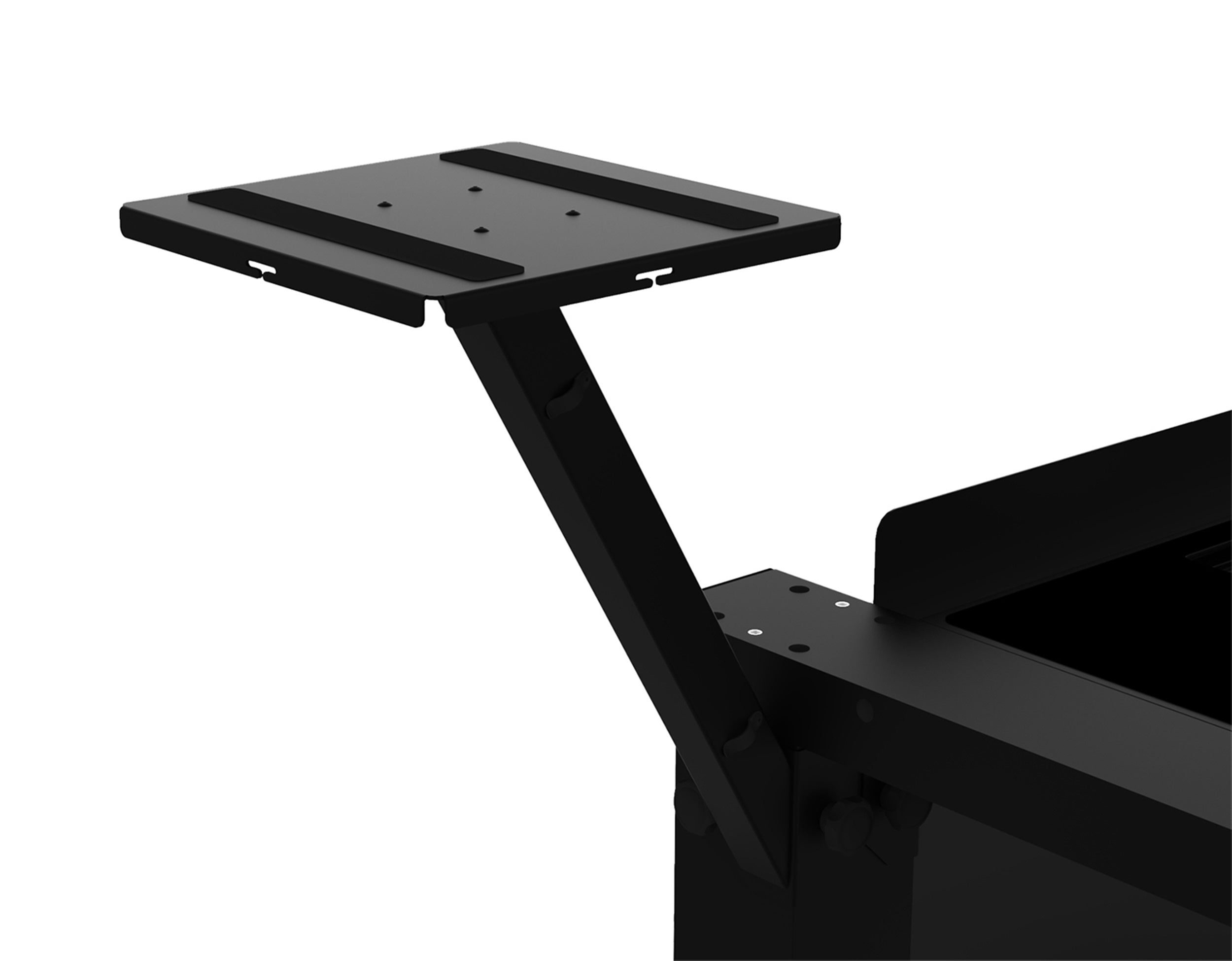 ProX XFH-B3SIDESHELFBL Audio Monitor DJ Lighting Side Mounting Shelf for B3 DJ Table Workstation by Humpter by ProX Cases