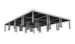 ProX XSU-12X16PKG, Stage One 12' x 16' Ft. Portable Stage Package - Includes 12x Units with Telescoping 16-22" Adjustable Legs by ProX Cases