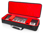 Gator Cases GTK61SL-BLK Transit Series Protective Gig Bag for 61-Note Slim Keyboards by Gator Cases