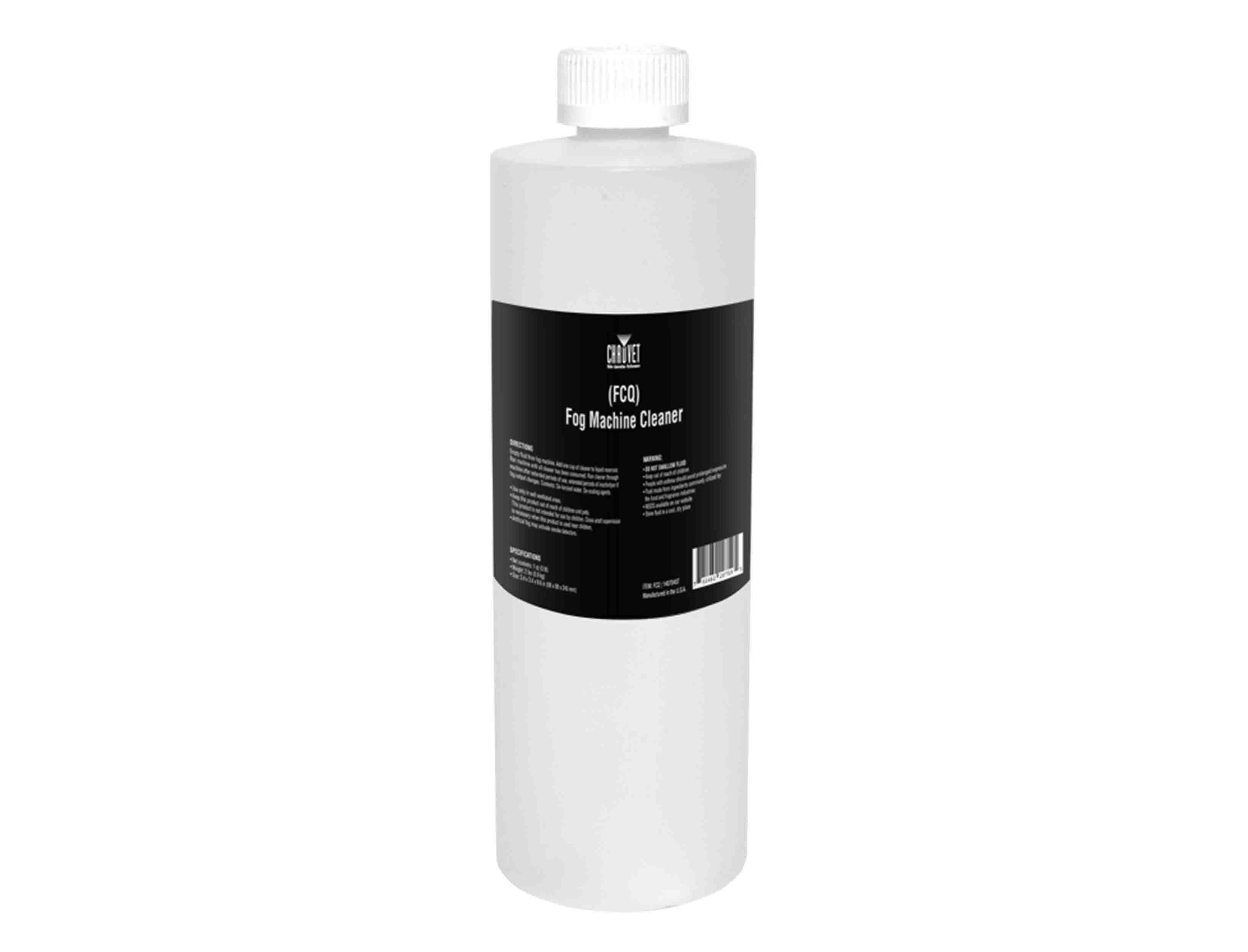 Chauvet DJ FCQ Fog Machine Cleaning Fluid - 1 Quart | Fog Machines by Chauvet DJ